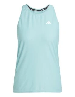 ADIDAS Own The Run Tank Top - Mint Ton -The Sports Edit Store adidas own the run tank top mint jx2252 6