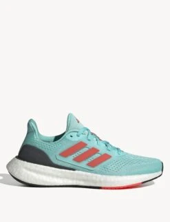 ADIDAS Pureboost 23 Shoes - Flash Aqua/Bright Red/Crystal White