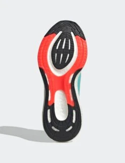 ADIDAS Pureboost 23 Shoes - Flash Aqua/Bright Red/Crystal White 15 ADIDAS Pureboost 23 Shoes - Flash Aqua/Bright Red/Crystal White -The Sports Edit Store adidas pureboost 23 shoes aqua red white if2389 3