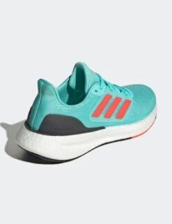 ADIDAS Pureboost 23 Shoes - Flash Aqua/Bright Red/Crystal White 13 ADIDAS Pureboost 23 Shoes - Flash Aqua/Bright Red/Crystal White -The Sports Edit Store adidas pureboost 23 shoes aqua red white if2389 6