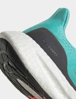 ADIDAS Pureboost 23 Shoes - Flash Aqua/Bright Red/Crystal White 17 ADIDAS Pureboost 23 Shoes - Flash Aqua/Bright Red/Crystal White -The Sports Edit Store adidas pureboost 23 shoes aqua red white if2389 7