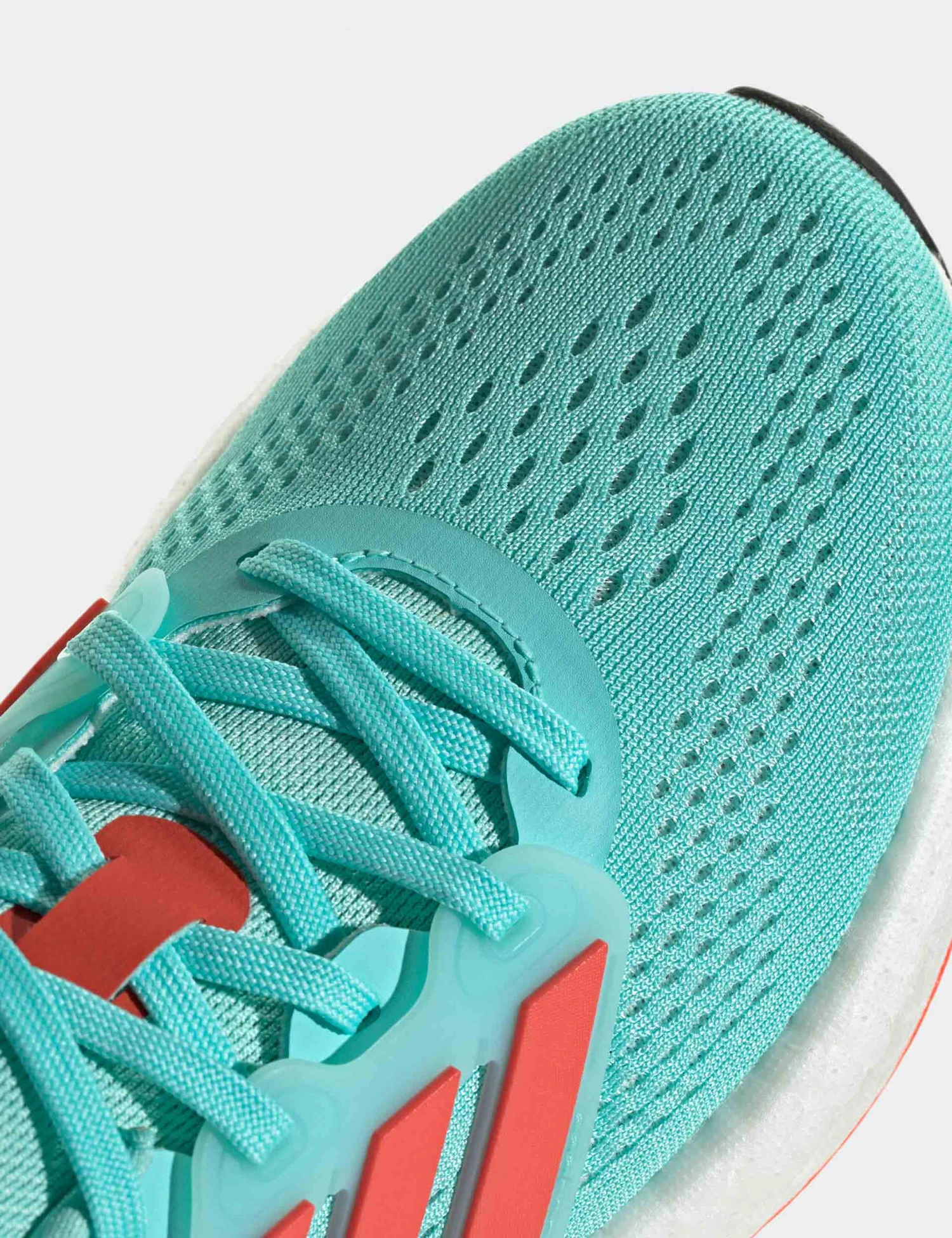ADIDAS Pureboost 23 Shoes - Flash Aqua/Bright Red/Crystal White 9 ADIDAS Pureboost 23 Shoes - Flash Aqua/Bright Red/Crystal White - Image 7