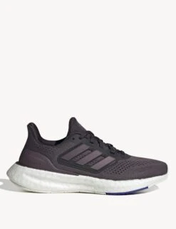 ADIDAS Pureboost 23 Running Shoes - Aurora Black/Aurora Metallic