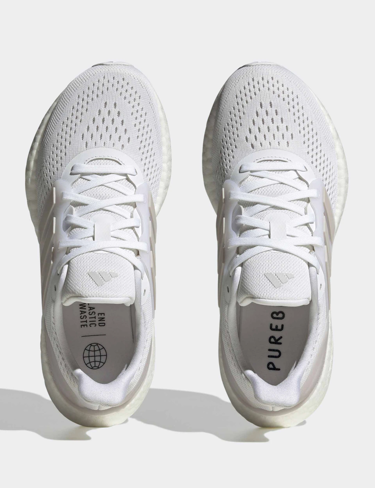 Adidas Pureboost 23 Running Shoes - Cloud White/Grey Two/Core Black 5 Adidas Pureboost 23 Running Shoes - Cloud White/Grey Two/Core Black - Image 3