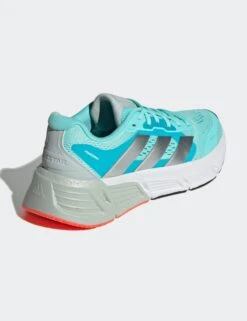 ADIDAS Questar Shoes in Flash Aqua and Silver Metallic -The Sports Edit Store adidas questar shoes aqua silver red if4686 4
