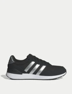 Adidas Run 60S 4.0 Lifestyle Trainers - Core Black/Silver Metallic