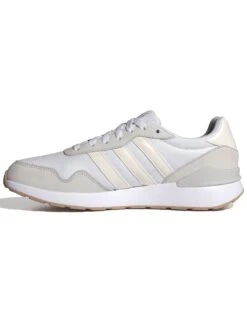 Adidas Run 60S 4.0 Shoes - Cloud White/Chalk White/Grey One -The Sports Edit Store adidas run 60s 4 0 shoes white grey jr6627 4