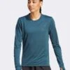 ADIDAS Run Icons Running Long-Sleeve Top - Arctic Night -The Sports Edit Store adidas run icons running long sleeve top arctic HY6955 1