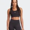 ADIDAS Run Pocket Medium-Support Bra - Black -The Sports Edit Store adidas run pocket medium support bra black ix1553 1