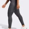 ADIDAS Seamless Branded 7/8 Leggings - Black 2 ADIDAS Seamless Branded 7/8 Leggings - Black -The Sports Edit Store adidas seamless branded 7 8 leggings black IA7165 1