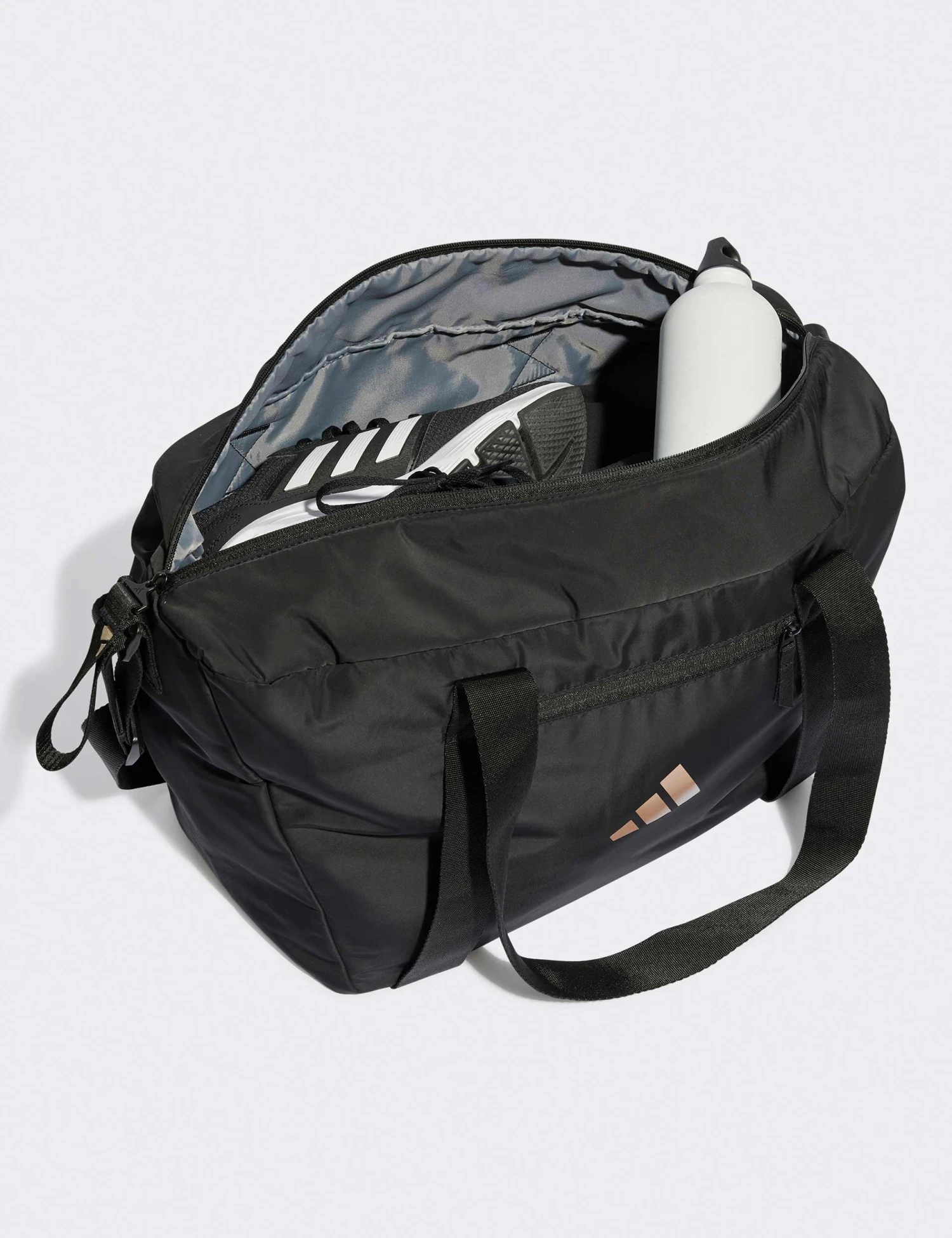 Adidas Sport Bag - Black/Copper Metallic Gym & Travel Duffel 8 Adidas Sport Bag - Black/Copper Metallic Gym & Travel Duffel - Image 6