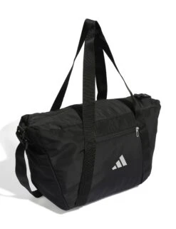 ADIDAS Sport Bag - Black and Silver Metallic Gym Training Bag 10 ADIDAS Sport Bag - Black and Silver Metallic Gym Training Bag -The Sports Edit Store adidas sport bag black silver metallic je3223 2