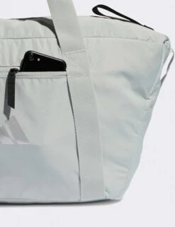 Adidas Sport Bag - Wonder Silver & Silver Metallic 13 Adidas Sport Bag - Wonder Silver & Silver Metallic -The Sports Edit Store adidas sport bag silver ij8378 3