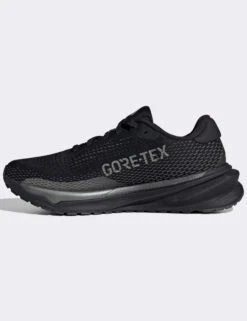 ADIDAS Supernova GORE-TEX Running Shoes - Core Black/Iron Metallic -The Sports Edit Store adidas supernova gore tex shoes black iron id6304 5