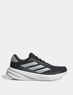 ADIDAS Supernova Stride 2.0 Road Running Shoes - Core Black/Cloud White/Grey