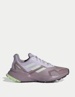 ADIDAS Terrex Soulstride Trail Running Shoes - Preloved Fig/Crystal Jade