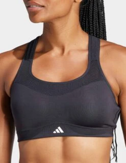 ADIDAS TLRD Impact Training High-Support Bra - Black -The Sports Edit Store adidas tlrd impact training high support bra black iq3384 5