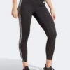ADIDAS Train Essentials 3-Stripes High Waisted 7/8 Leggings - Black -The Sports Edit Store adidas train essentials 3 stripes hw 7 8 leggings black ht5438 1