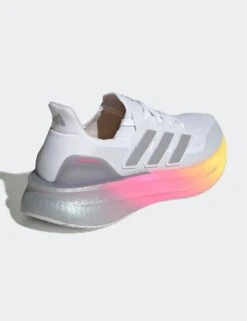 ADIDAS Ultraboost 5 Shoes - Cloud White/Glory Grey/Lucid Pink -The Sports Edit Store adidas ultraboost 5 shoes white grey pink id8840 2