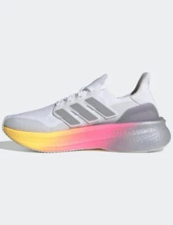 ADIDAS Ultraboost 5 Shoes - Cloud White/Glory Grey/Lucid Pink -The Sports Edit Store adidas ultraboost 5 shoes white grey pink id8840 4