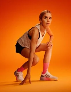 ADIDAS Ultraboost 5 Shoes - Cloud White/Glory Grey/Lucid Pink -The Sports Edit Store adidas ultraboost 5 shoes white grey pink id8840 8