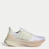 ADIDAS Ultraboost 5 Tie-Dye Shoes - Warm Vanilla/Ivory/Purple Tint -The Sports Edit Store adidas ultraboost 5 tie dye shoes vanilla ivory purple ji1519 1