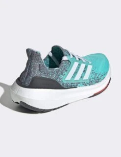 ADIDAS Ultraboost Light Shoes - Flash Aqua/Cloud White/Bright Red -The Sports Edit Store adidas ultraboost light shoes aqua white red ie1692 4