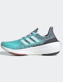 ADIDAS Ultraboost Light Shoes - Flash Aqua/Cloud White/Bright Red -The Sports Edit Store adidas ultraboost light shoes aqua white red ie1692 6