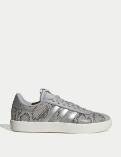 ADIDAS VL Court 3.0 Shoes - Grey Two/Silver Metallic/Off White
