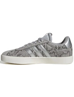 ADIDAS VL Court 3.0 Shoes - Grey Two/Silver Metallic/Off White -The Sports Edit Store adidas vl court 3 0 shoes grey silver white jr8669 2