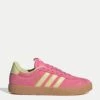 ADIDAS VL Court 3.0 Shoes - Pink Fusion/Powder Yellow/Gold Metallic 1 ADIDAS VL Court 3.0 Shoes - Pink Fusion/Powder Yellow/Gold Metallic -The Sports Edit Store adidas vl court 3 0 shoes pink yellow gold jr8647 1