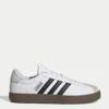 ADIDAS VL Court 3.0 Shoes - Cloud White/Core Black/Grey One -The Sports Edit Store adidas vl court 3 0 shoes white black grey id8797 1