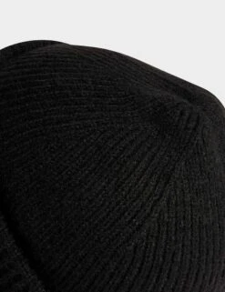 ADIDAS Wide Cuff Beanie - Black 9 ADIDAS Wide Cuff Beanie - Black -The Sports Edit Store adidas wide cuff beanie black ib2650 4