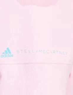 Cropped Hoodie - True Pink 13 Cropped Hoodie - True Pink -The Sports Edit Store adidas x stella mccartney cropped hoodie true pink it2538 3