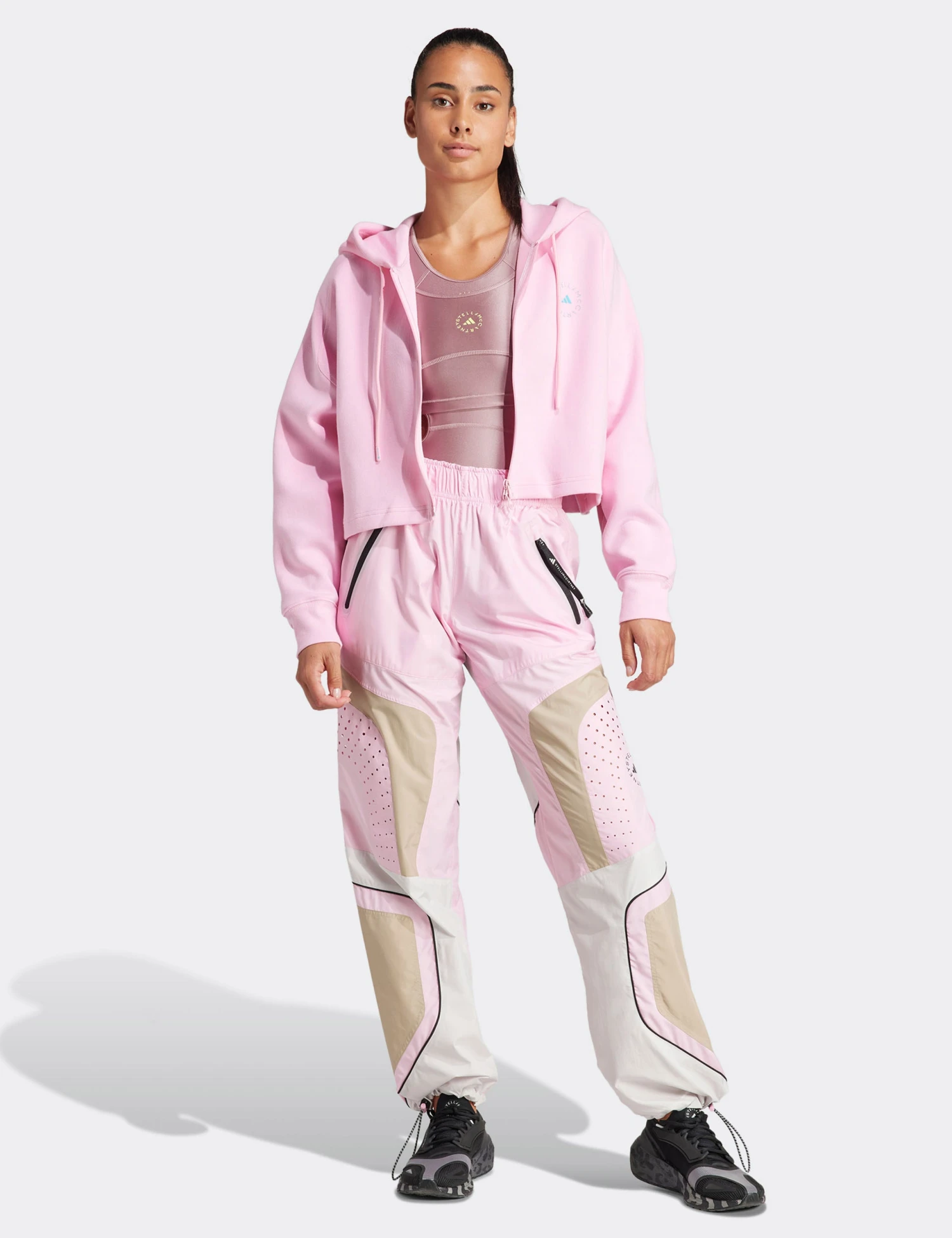 Cropped Hoodie - True Pink 8 Cropped Hoodie - True Pink - Image 6