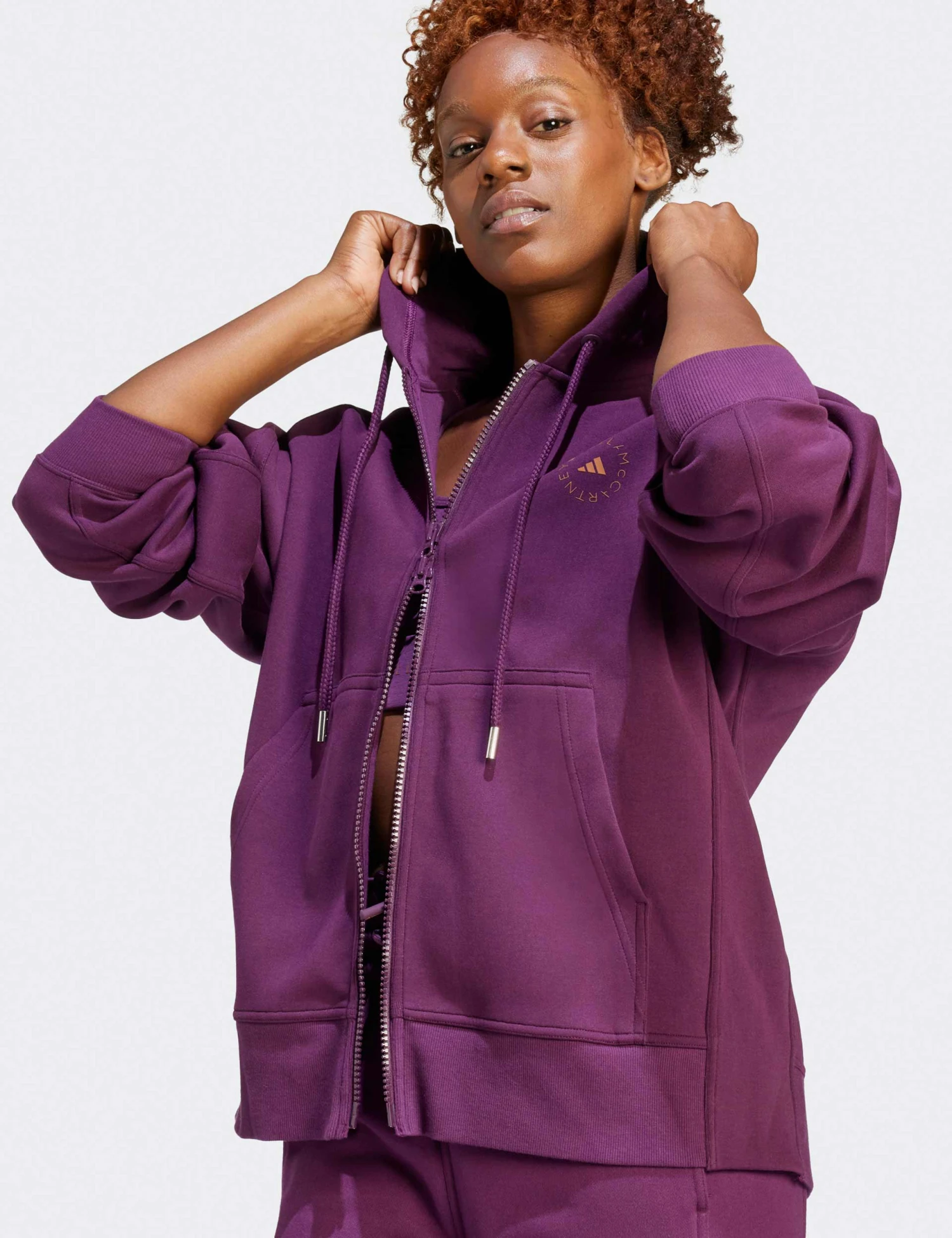 Full-Zip Hoodie - Red Night 4 Full-Zip Hoodie - Red Night - Image 2