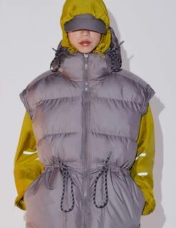 Long Padded Jacket - Brown 11 Long Padded Jacket - Brown -The Sports Edit Store adidas x stella mccartney long padded winter jacket brown it5737 4