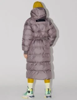 Long Padded Jacket - Brown 10 Long Padded Jacket - Brown -The Sports Edit Store adidas x stella mccartney long padded winter jacket brown it5737 8