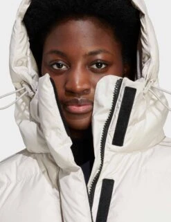 Padded Mid-Length Printed Jacket - Gobi 8 Padded Mid-Length Printed Jacket - Gobi -The Sports Edit Store adidas x stella mccartney padded mid length printed jacket gobi in2821 3