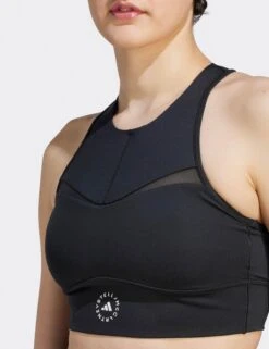 Training Crop Top - Black -The Sports Edit Store adidas x stella mccartney training crop top black IB5528 4