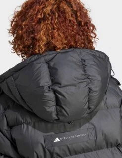 TrueNature Long Padded Jacket - Black -The Sports Edit Store adidas x stella mccartney truenature long padded jacket black hz9130 3