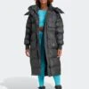 TrueNature Long Padded Jacket - Black -The Sports Edit Store adidas x stella mccartney truenature long padded jacket black hz9130 5
