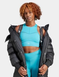 TrueNature Long Padded Jacket - Black -The Sports Edit Store adidas x stella mccartney truenature long padded jacket black hz9130 7