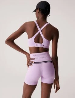TruePace High Support Sports Bra - Purple Glow -The Sports Edit Store adidas x stella mccartney truepace high support sports bra purple glow II3229 7