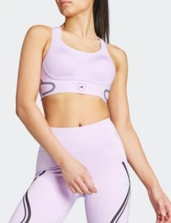 TruePace High Support Sports Bra - Purple Glow -The Sports Edit Store adidas x stella mccartney truepace high support sports bra purple glow II3229 8
