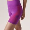 TruePace Running Short Leggings - Shock Purple -The Sports Edit Store adidas x stella mccartney truepace running short leggings purple IT5779 5