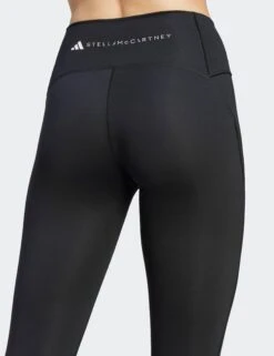 TruePurpose Optime Training Leggings - Black -The Sports Edit Store adidas x stella mccartney truepurpose optime training leggings black IB6792 6