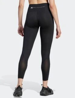 TruePurpose Optime Training Leggings - Black -The Sports Edit Store adidas x stella mccartney truepurpose optime training leggings black IB6792 7