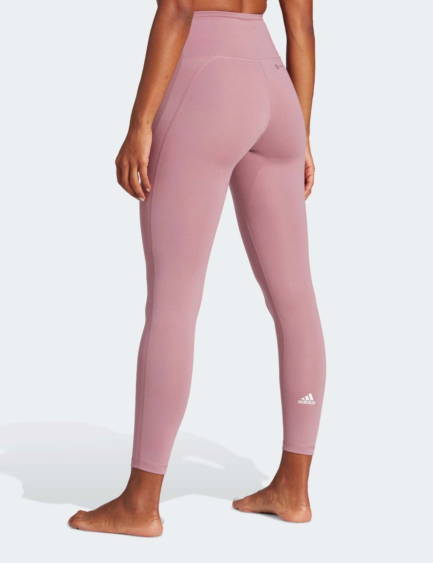 ADIDAS Yoga Essentials High-Waisted Leggings - Wonder Orchid 4 ADIDAS Yoga Essentials High-Waisted Leggings - Wonder Orchid - Image 2