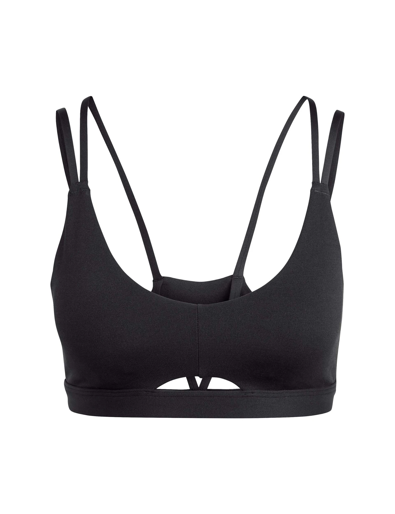ADIDAS Yoga Studio Luxe Light-Support Bra - Black 8 ADIDAS Yoga Studio Luxe Light-Support Bra - Black - Image 6